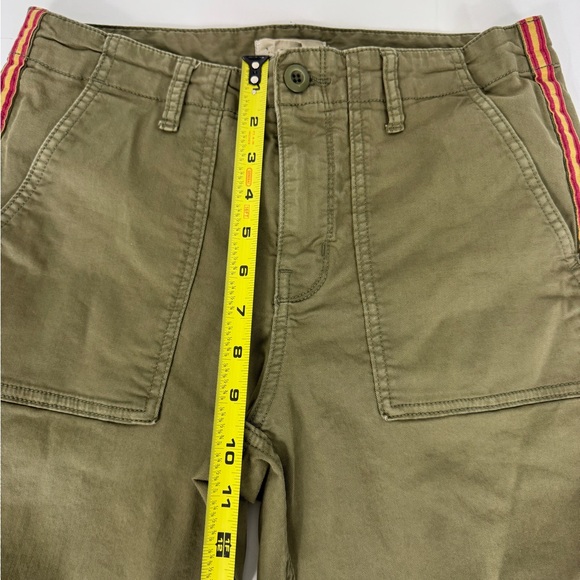 Velvet By Graham Spencer Olive Green Pants With Track Stripe Women’s‎ Size 6 - Picture 6 of 9